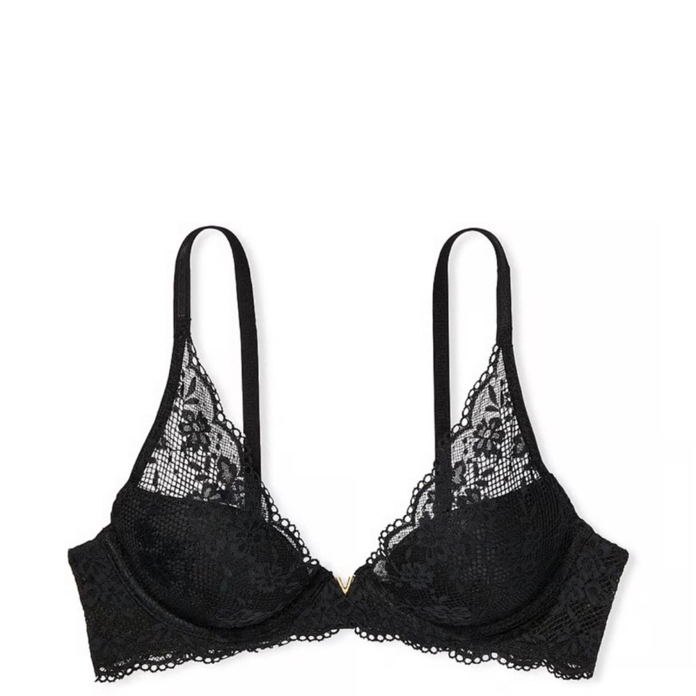 CLEARANCE 2 for $10! 
Victoria's Secret Black Lace Bra
